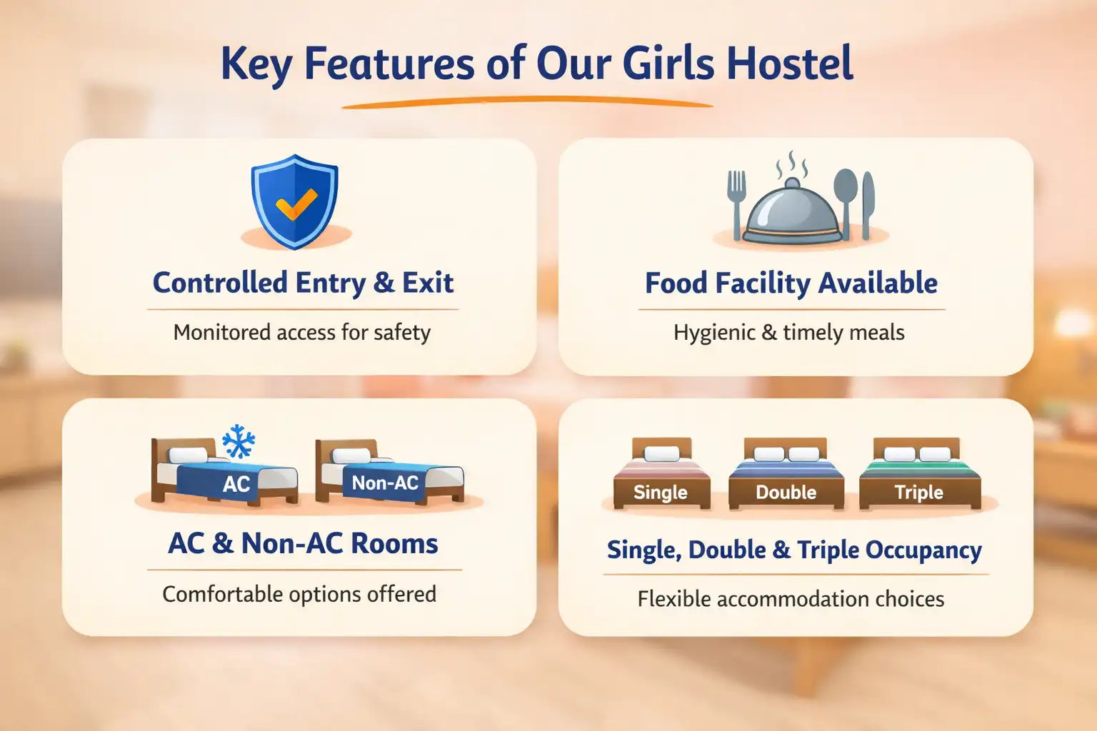 Girls Hostel Facilities